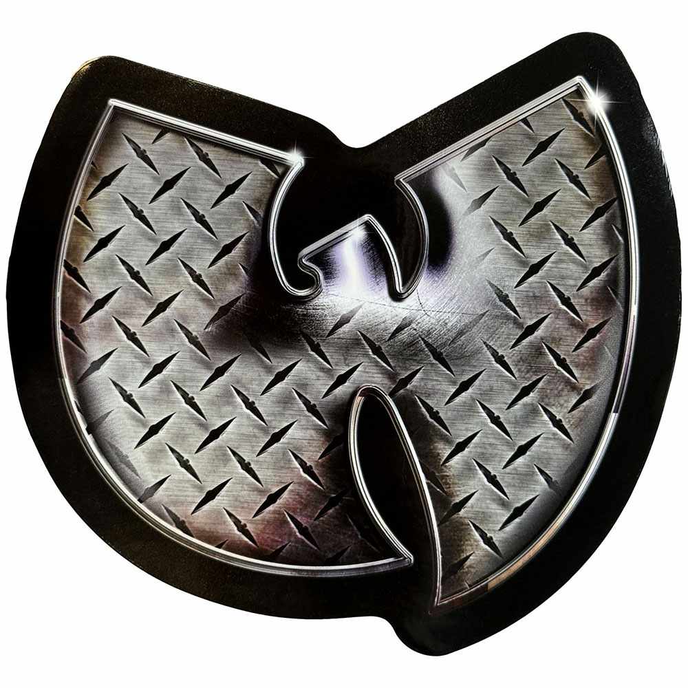 WuTang Clan - Steel Logo Autocollant - Couleur argent/Noir